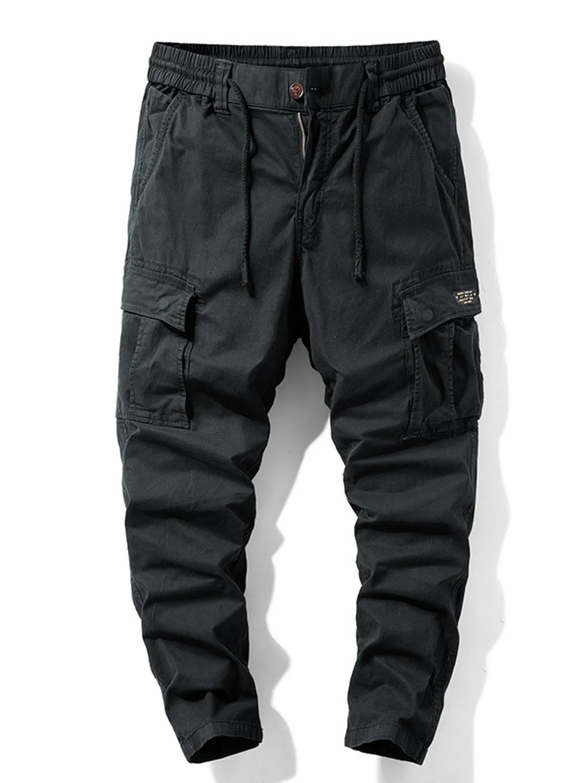 Men's Cargo Pants with Drawstring Waist - Lilixa.store