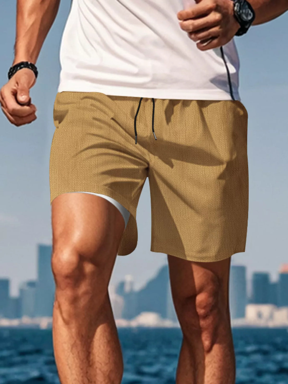 Men's Drawstring Causal Shorts - Lilixa.store