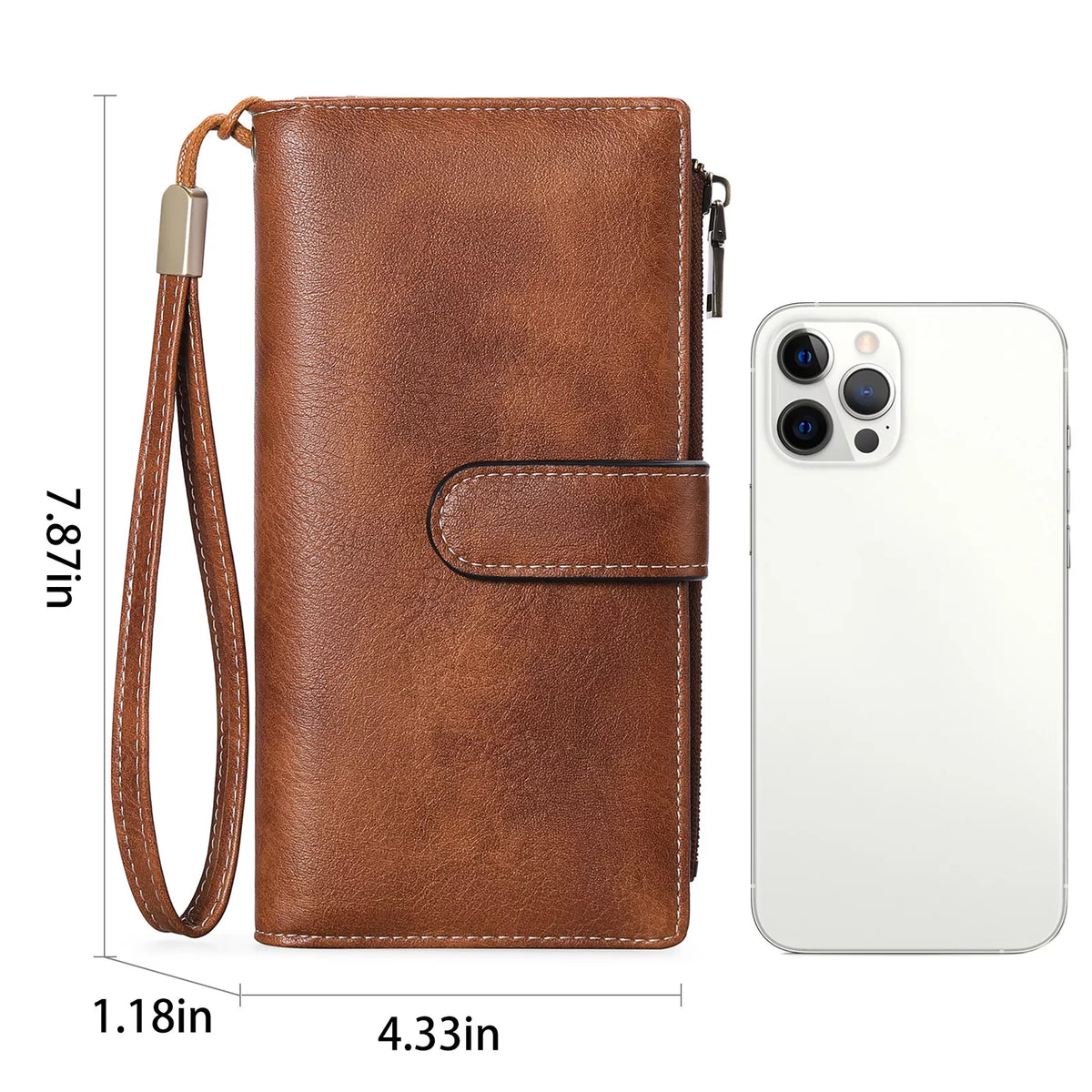 Vintage Style Leather Wallet - Lilixa.store