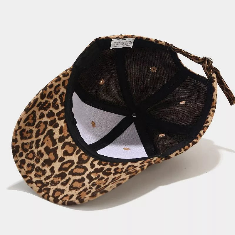 Leopard Cotton Baseball Cap - Lilixa.store