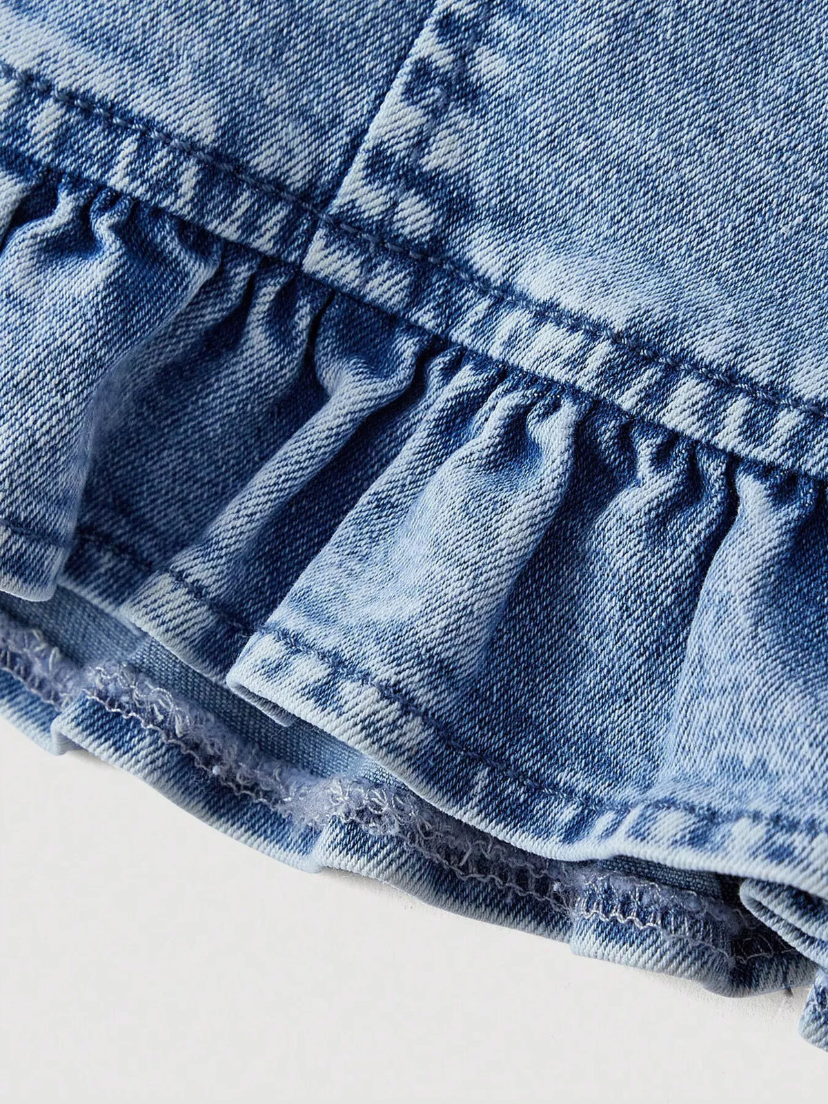 Sweetheart Neck Denim Cami, view 2