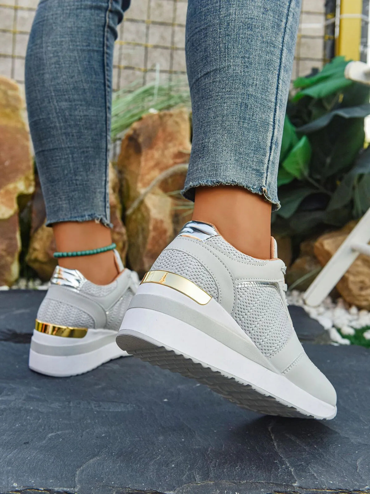 Comfort Breathable Mesh Sneakers, view 3