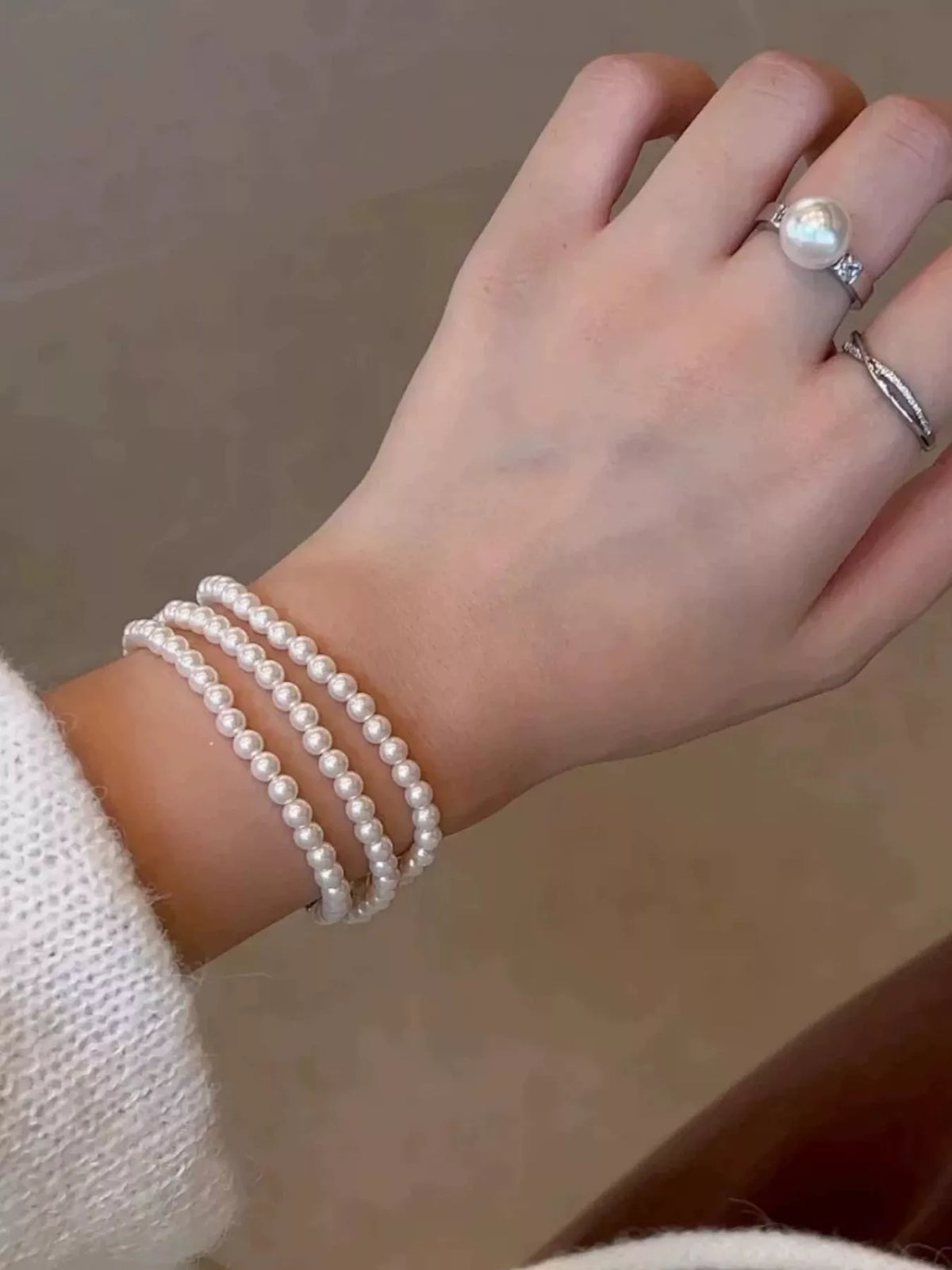 Three Layers Pearl Bracelet - Lilixa.store