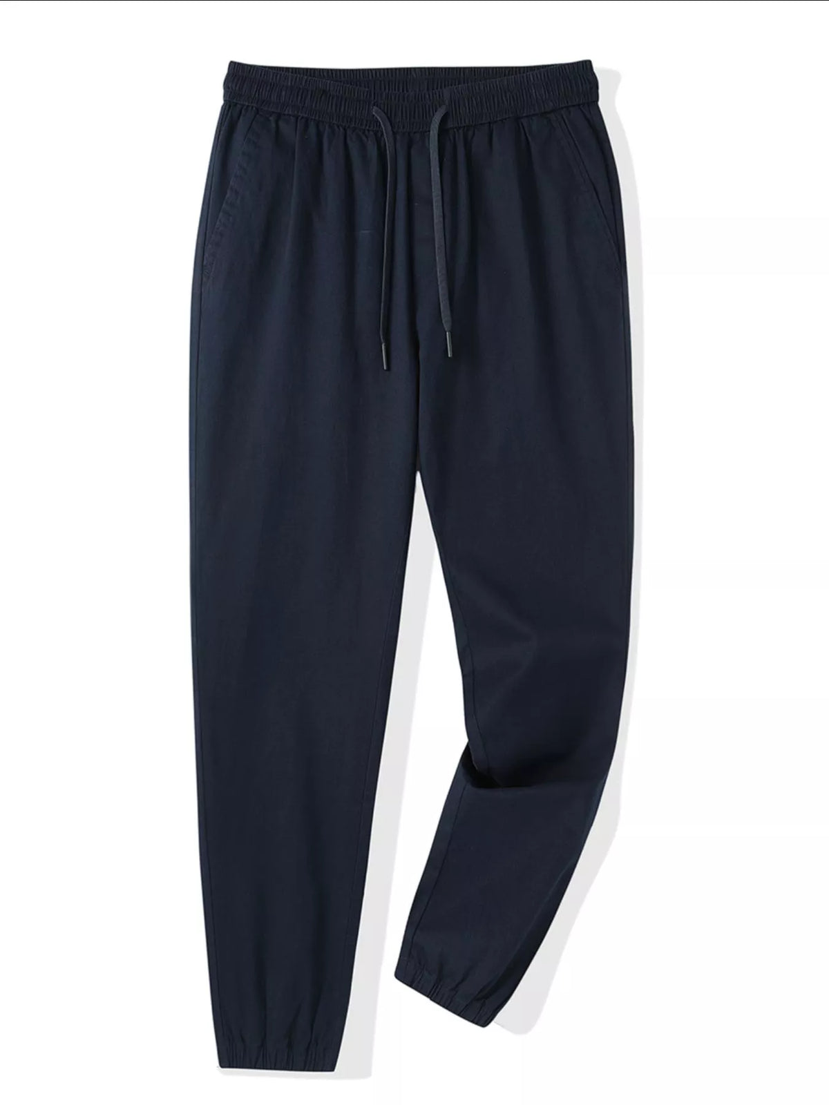 Men's Plus Size Casual Drawstring Ankle Cuffed Pants