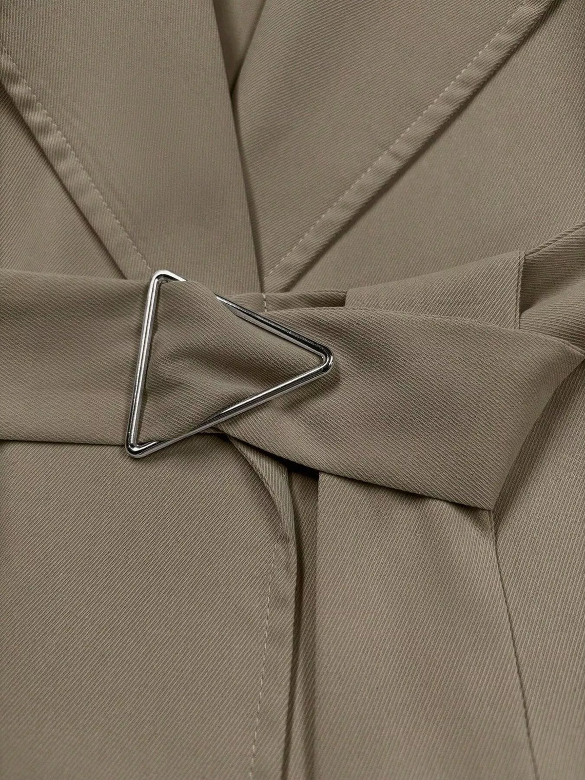 Lapel Collar Longline Trench Coat - Lilixa.store