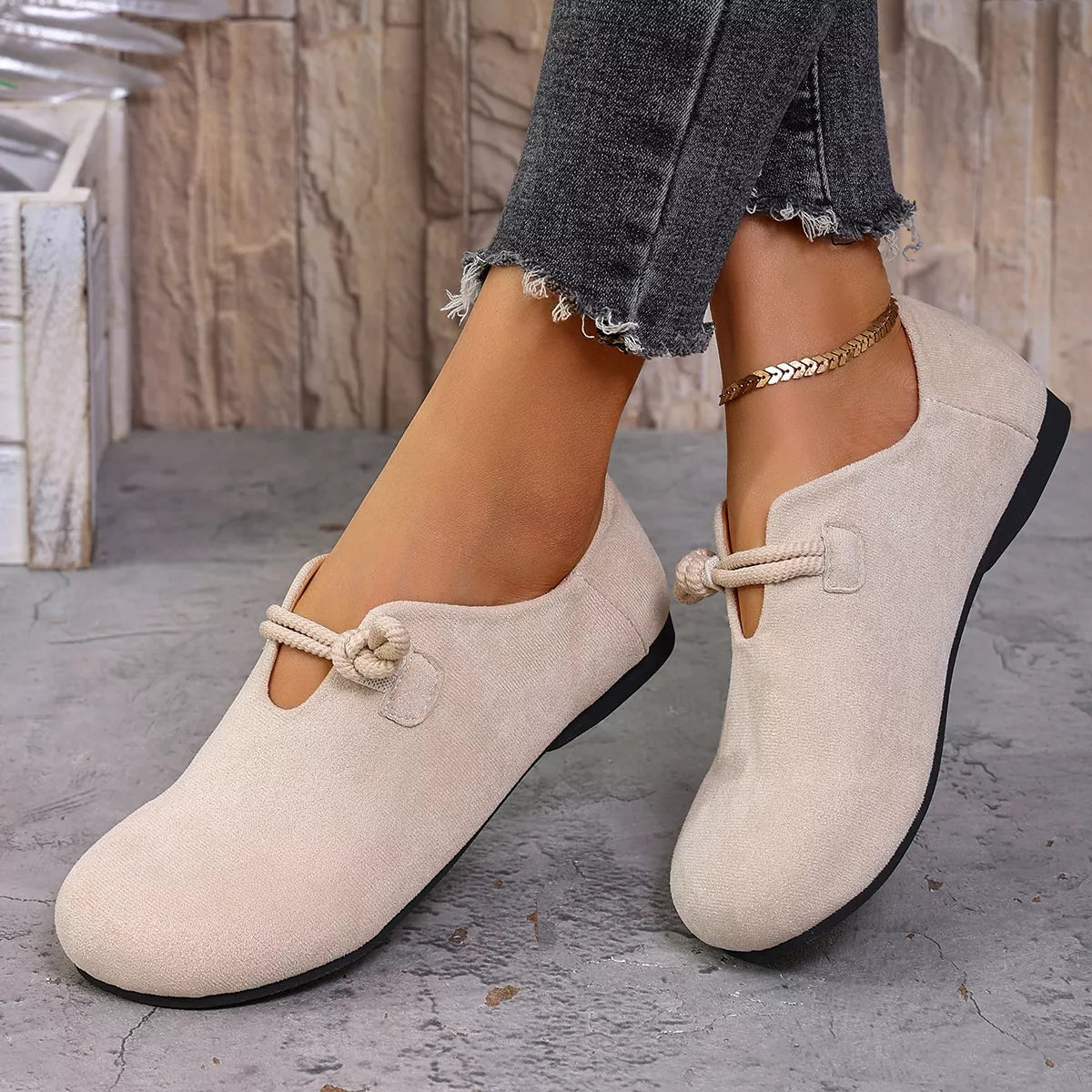 Round Toe Slip-Ons - Lilixa.store