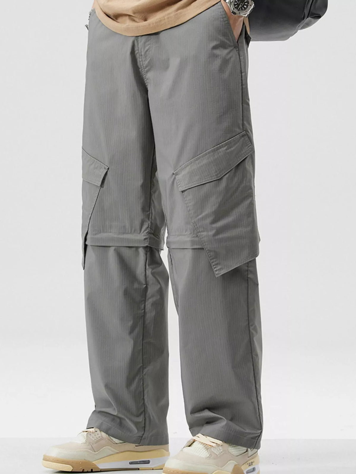 Men's Full Size Wide Leg Cargo Pants Plus Size