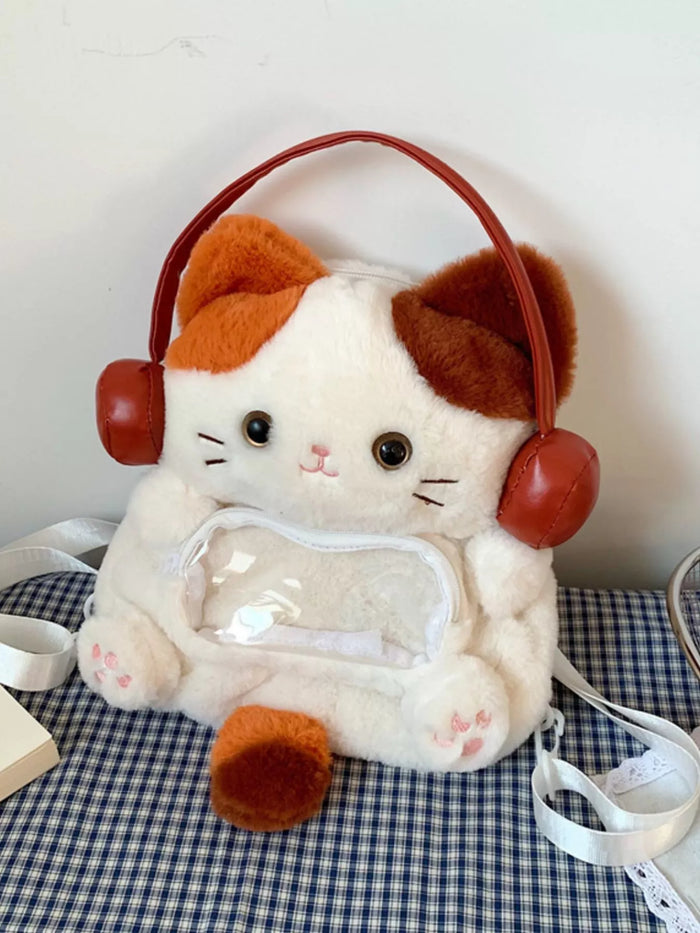 Cat Plush Backpack Bag - Lilixa.store