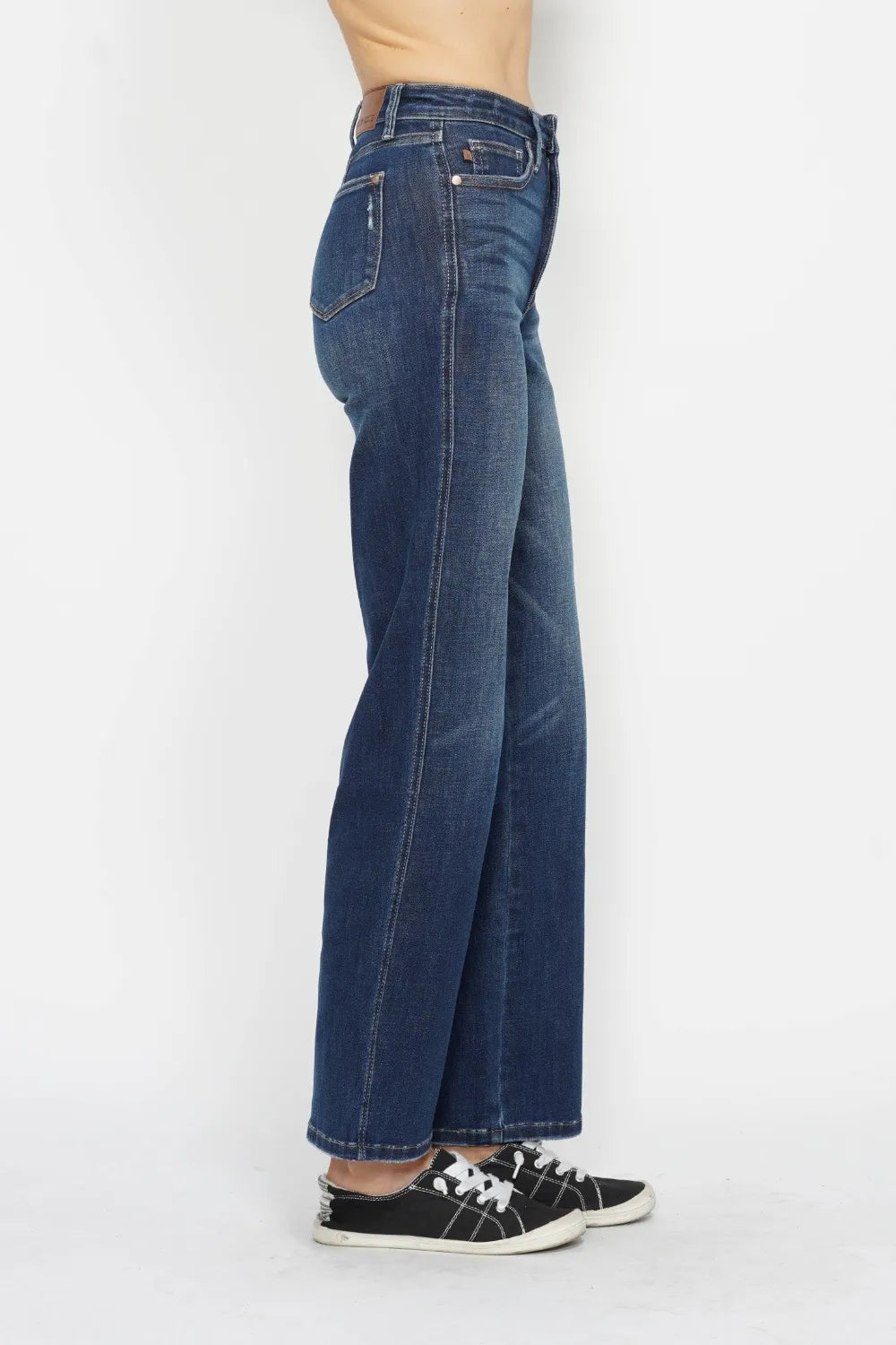 Judy Blue Full Size High Waist Tummy Control Straight Jeans - Lilixa.store