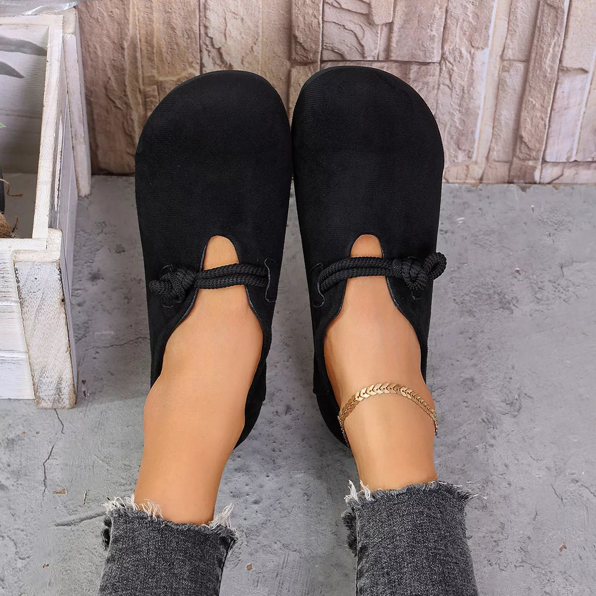 Round Toe Slip-Ons - Lilixa.store