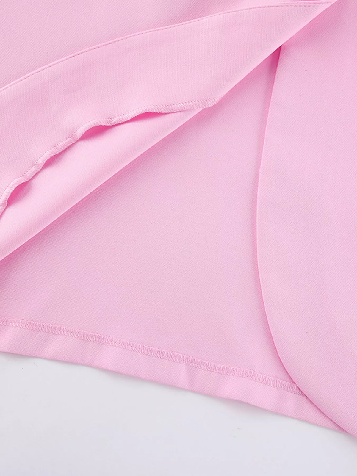 Sleeveless Blazer and Wide-Leg Pants Two-Piece Set in Pink, view 15