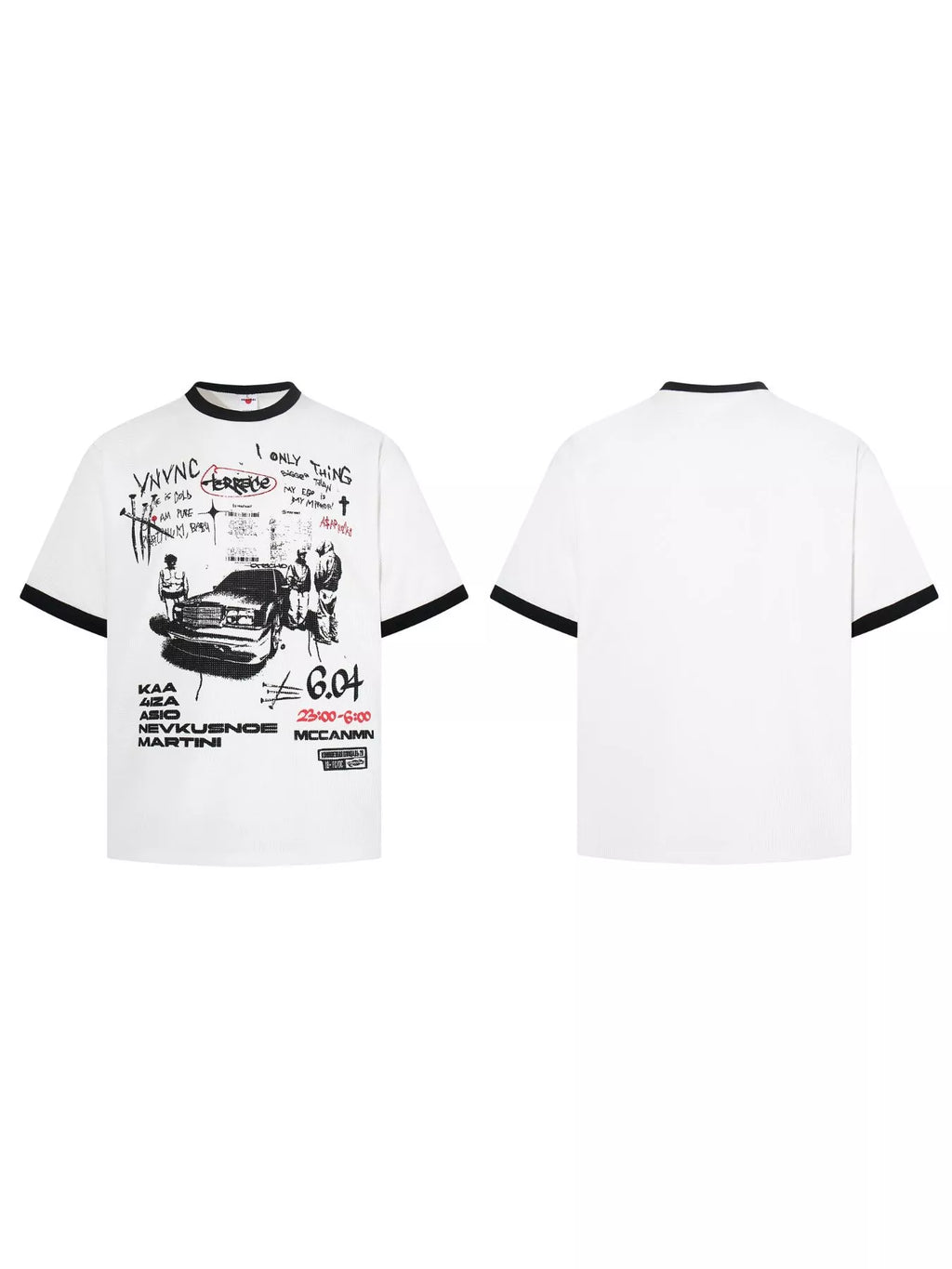 Men's Streetwear Graphic Short Sleeve T-Shirt - Lilixa.store