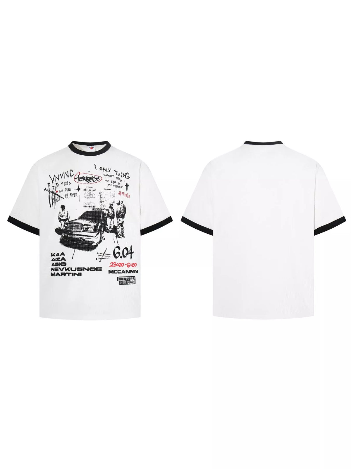 Men's Streetwear Graphic Short Sleeve T-Shirt - Lilixa.store