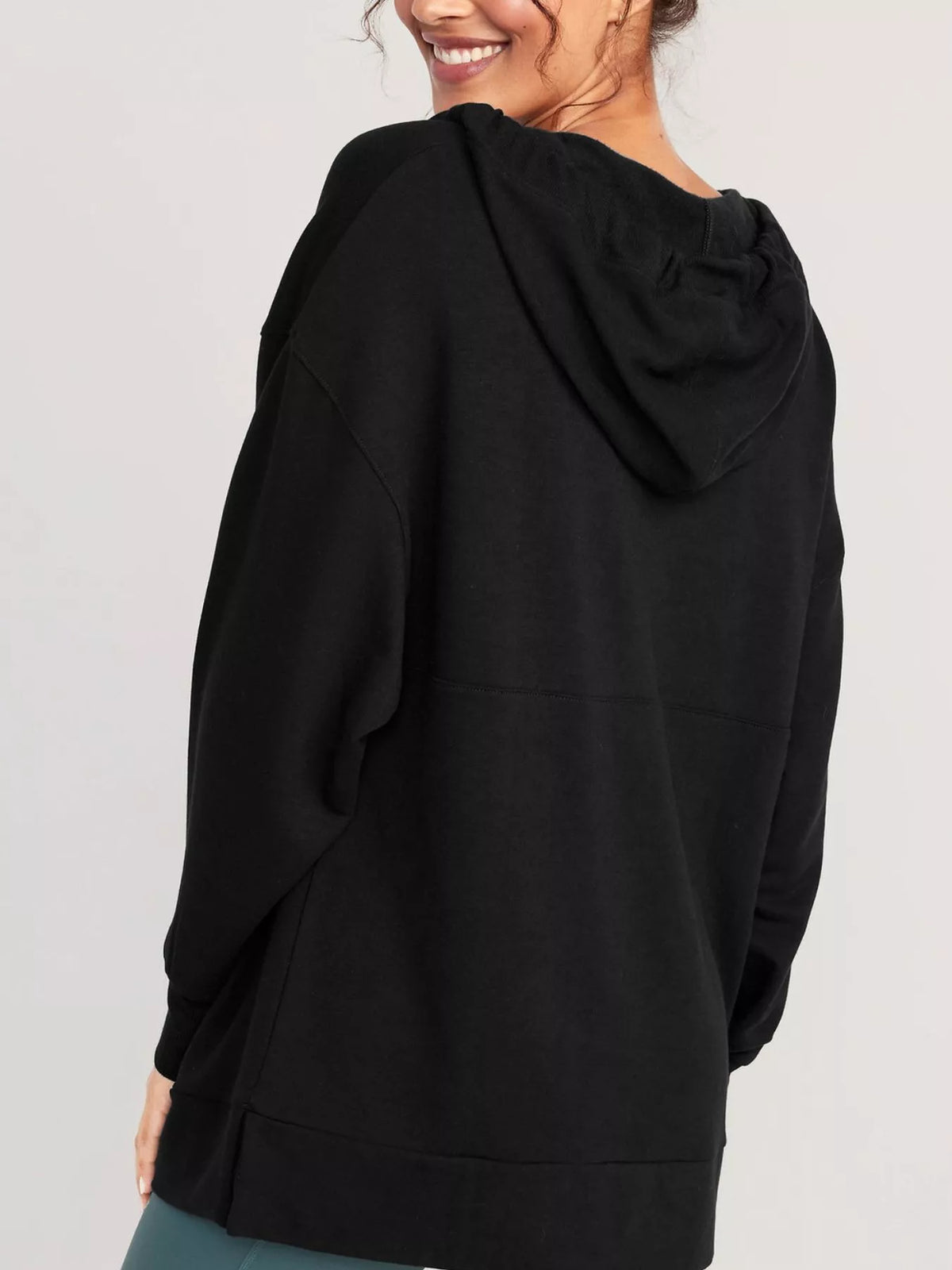 Drawstring Kangaroo Pocket Long Sleeve Hoodie - Lilixa.store