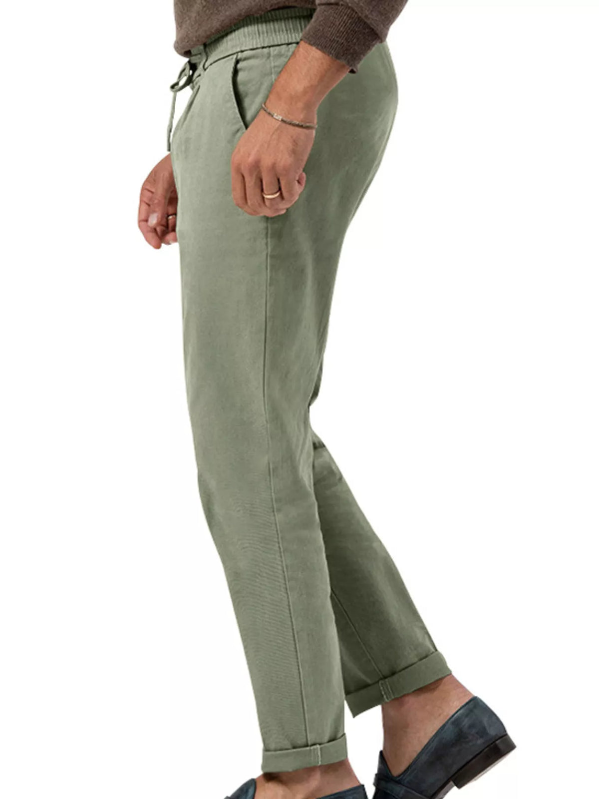 Men's Full Size Casual Drawstring Pants Plus Size