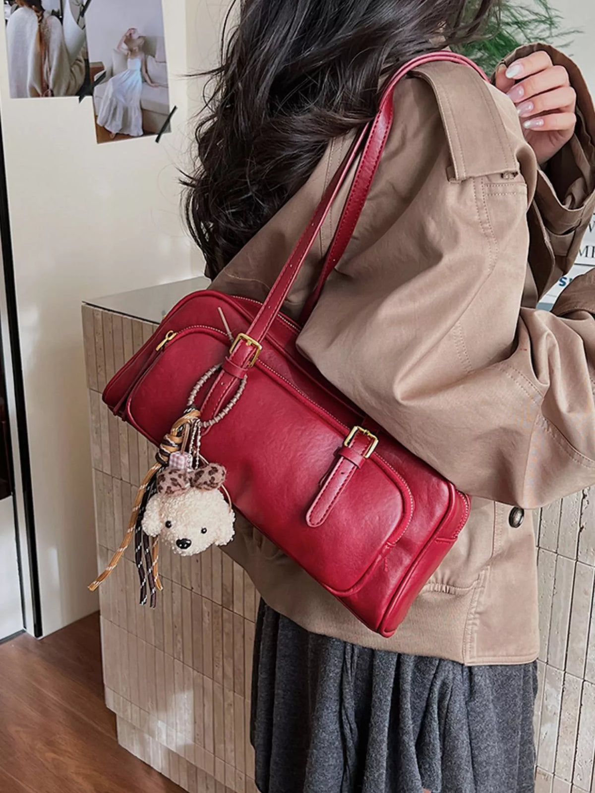 PU Leather Shoulder Bag - Lilixa.store