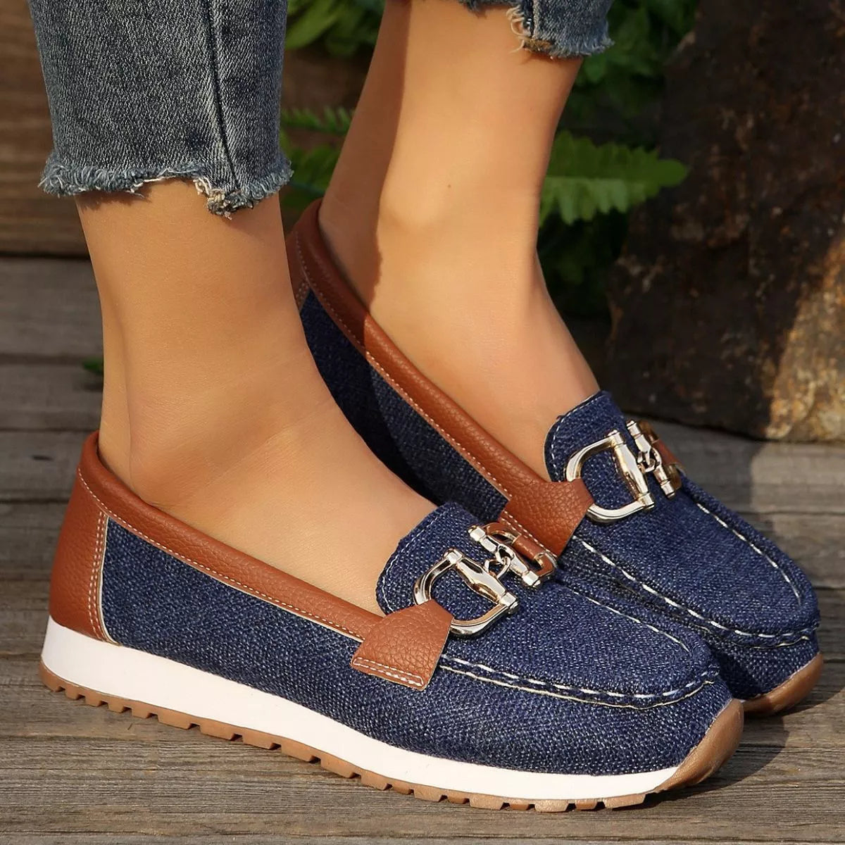 Round Toe Slip-Ons - Lilixa.store