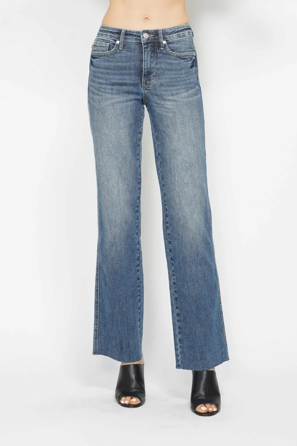 Judy Blue Full Size Tummy Control Straight Jeans - Lilixa.store