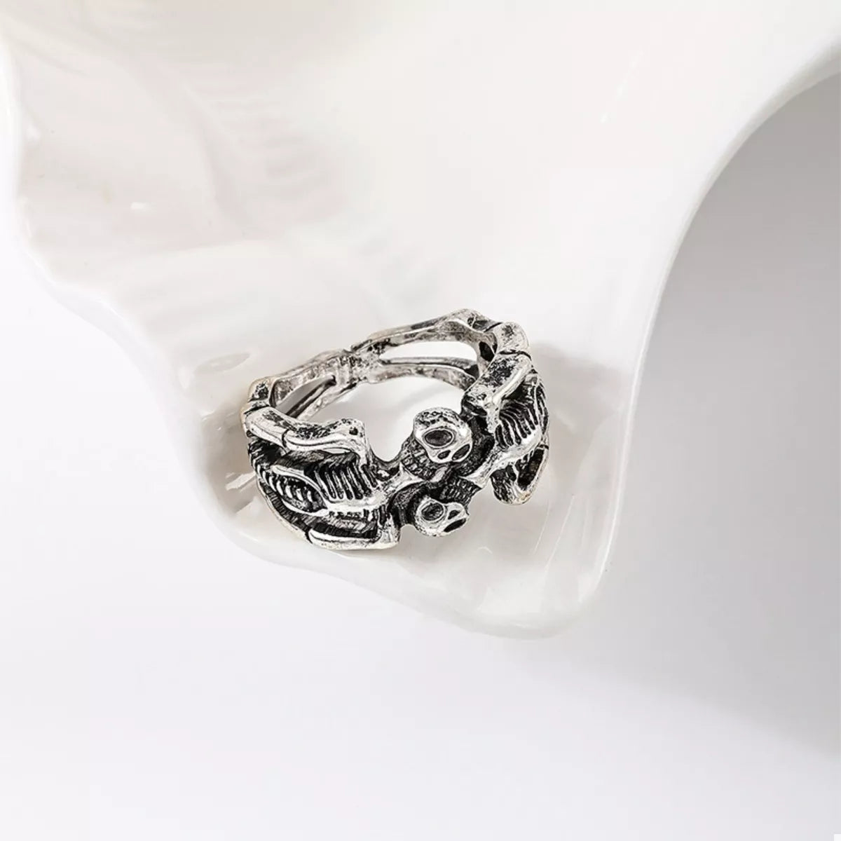 Halloween Skull Alloy Ring - Lilixa.store