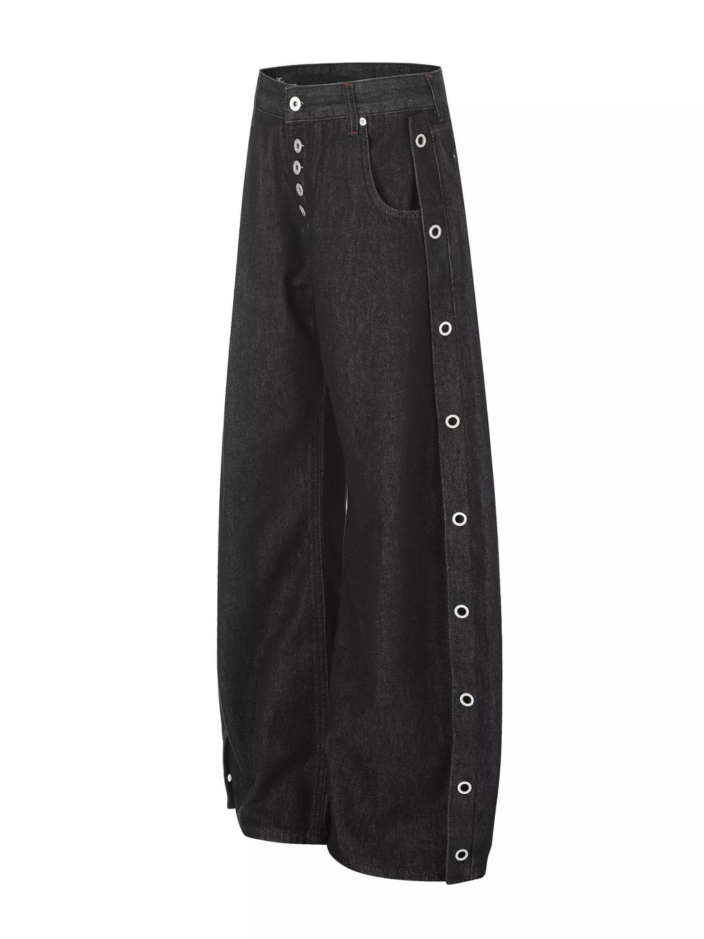 Men's High-Waisted Wide-Leg Jeans - Lilixa.store