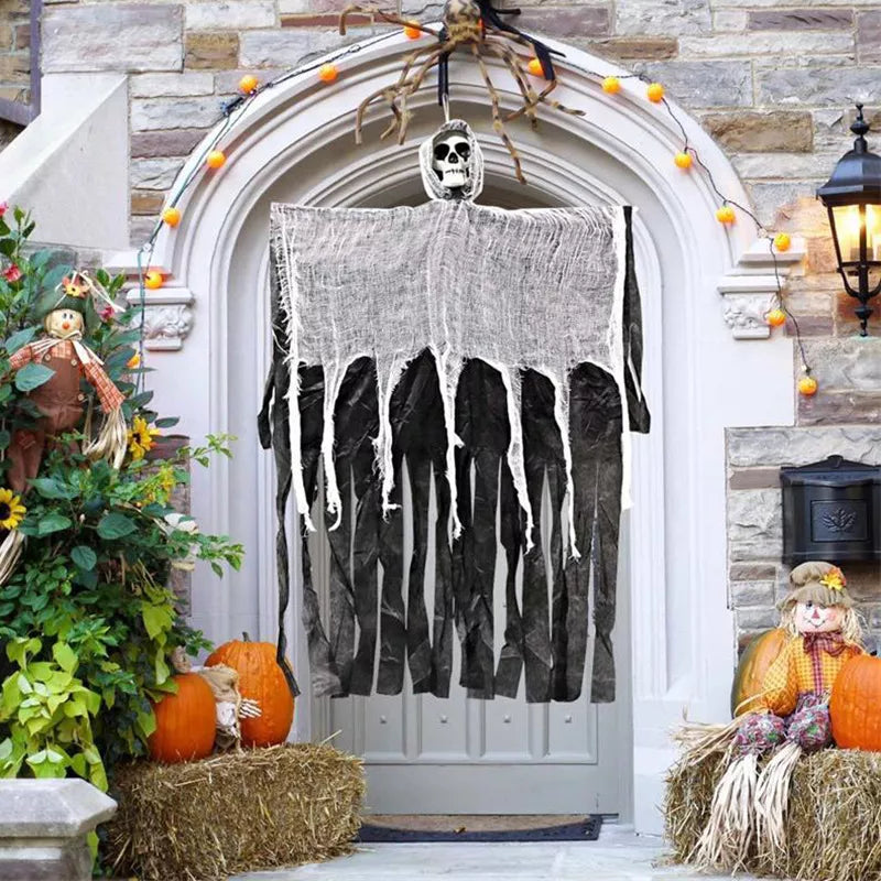 Halloween Spooky Hanging Skeleton Ghost - Lilixa.store