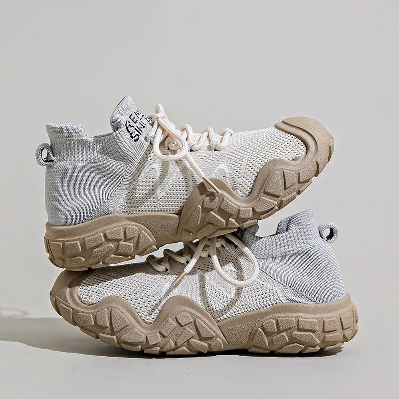 Contrast Mesh Platform Athletic - Lilixa.store