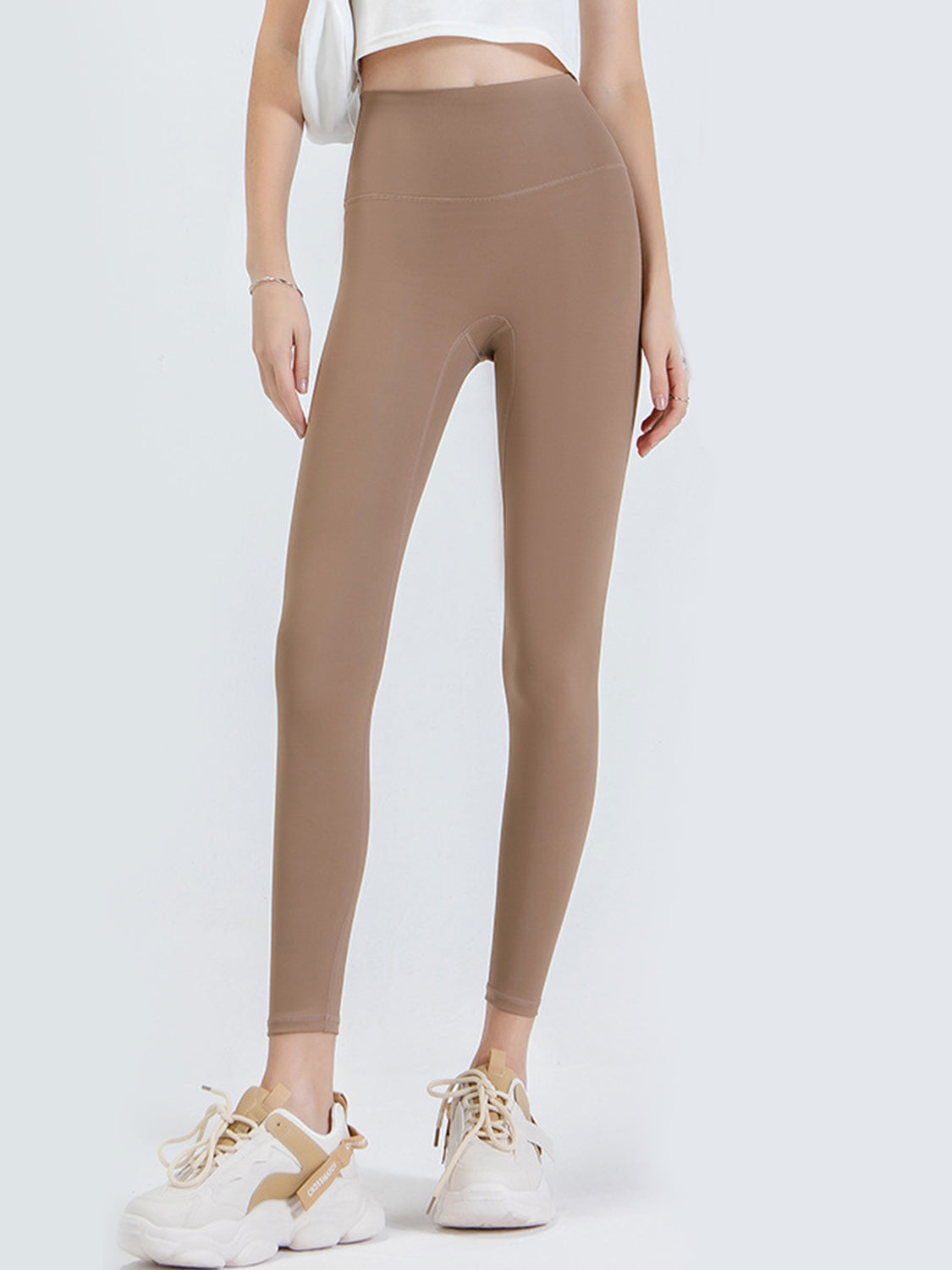 Wide Waistband Sports Leggings - Lilixa.store