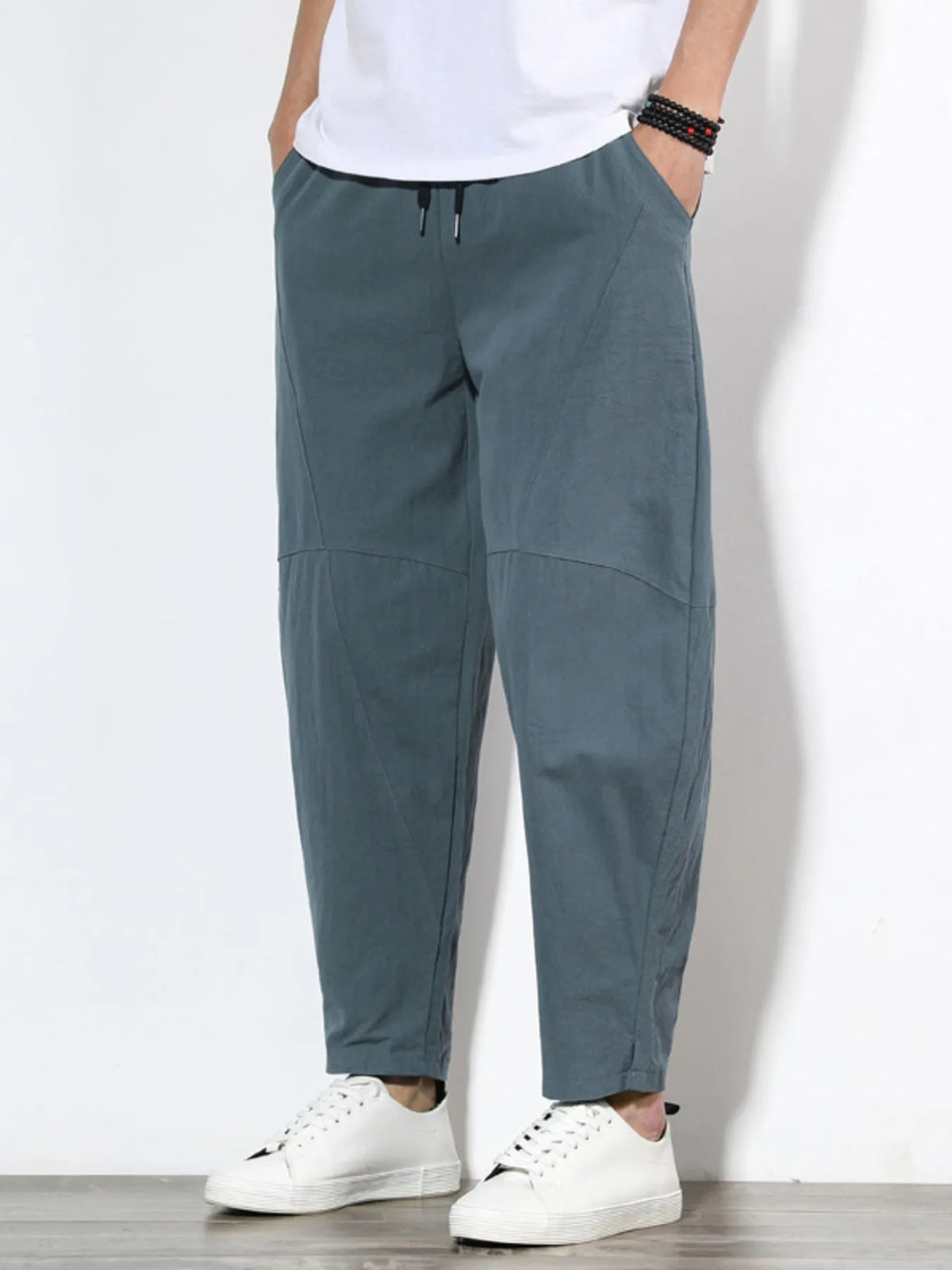 Men's Full Size Loose Fit Pants Plus Size, view 3