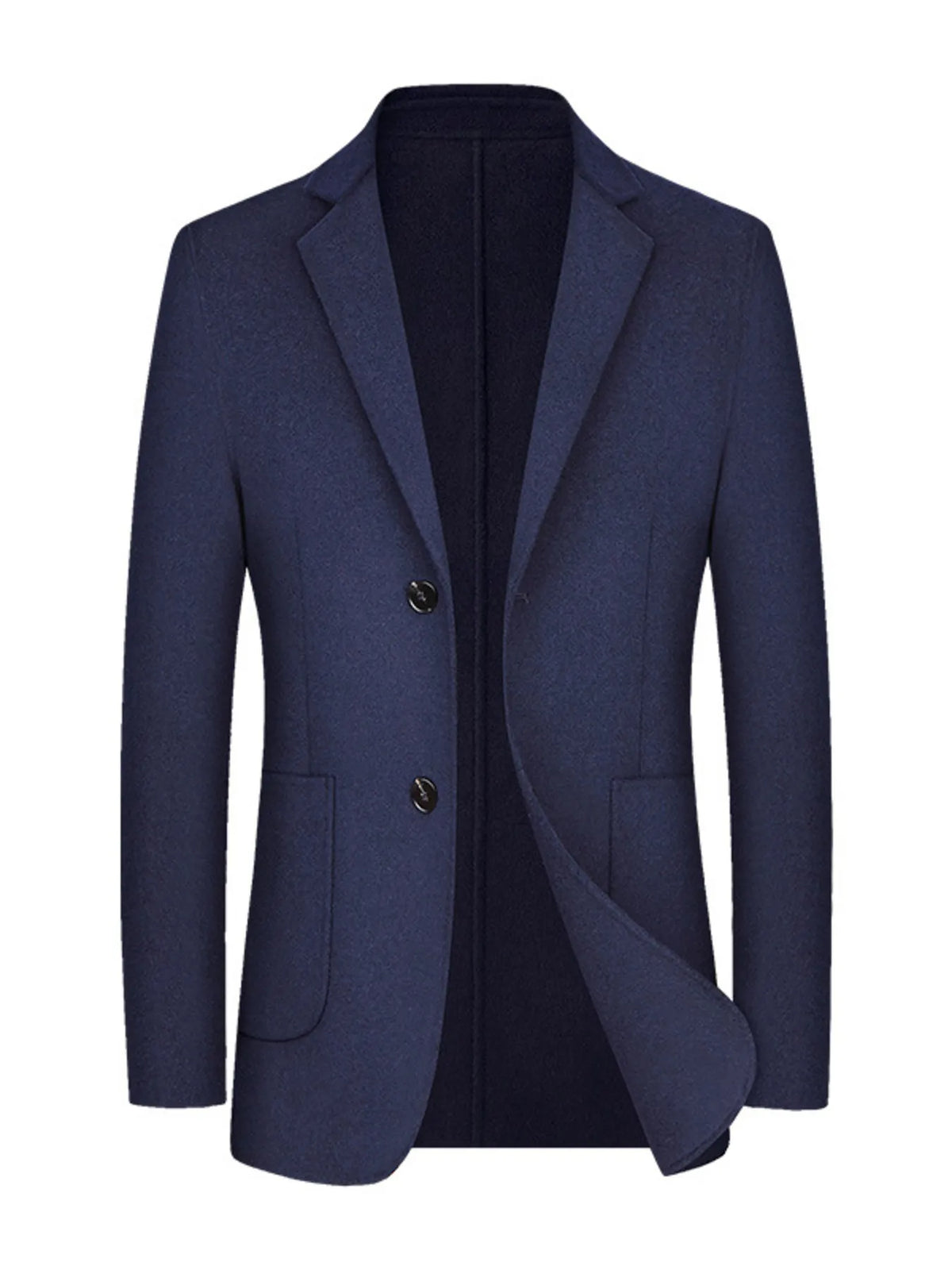 Men's Full Size Classic Fit Button Up Blazer Plus Size - Lilixa.store