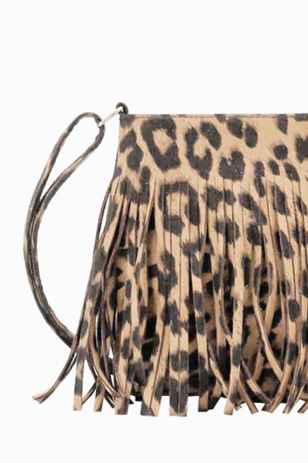 Adored PU Leather Crossbody Bag with Fringe - Lilixa.store