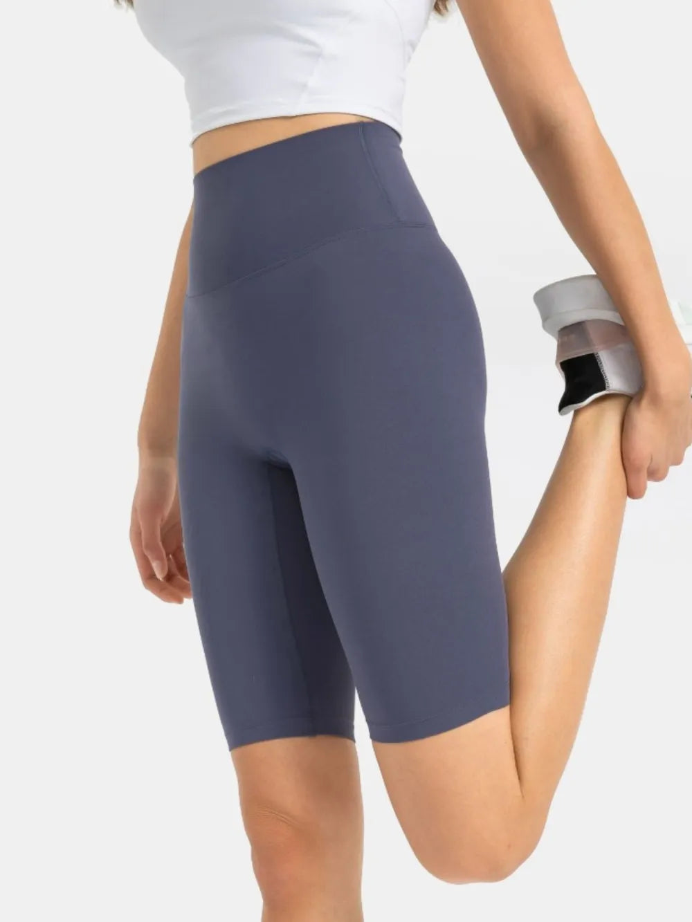Millennia High Rise Wide Waistband Active Shorts - Lilixa.store