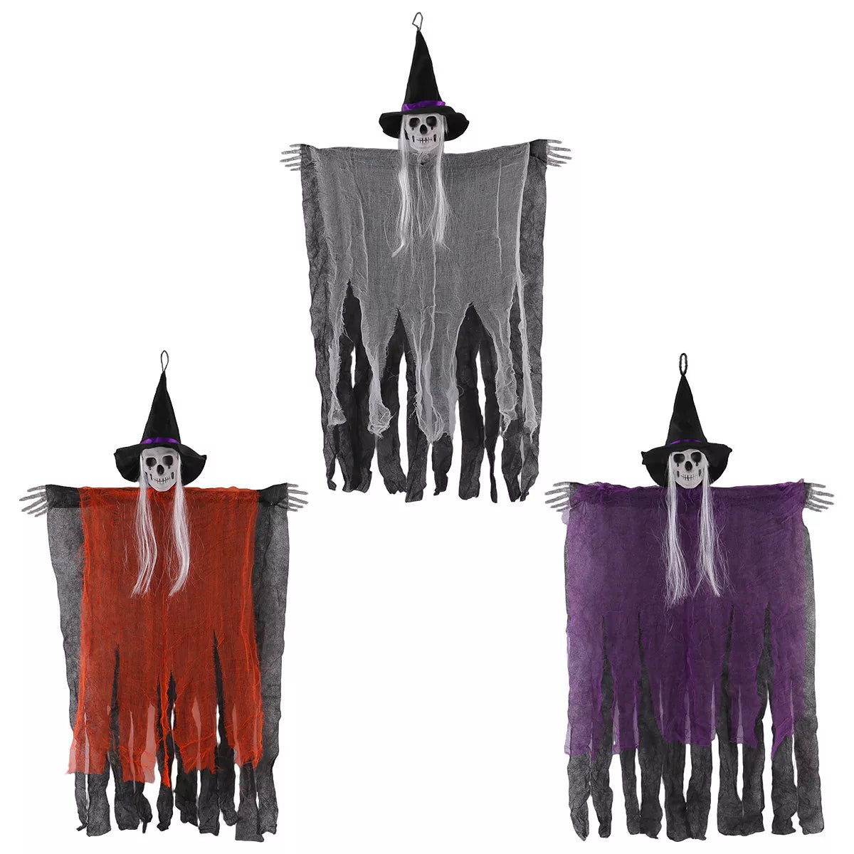 Halloween Skeleton Hanging Ghost Hanging Decorative Ornament - Lilixa.store