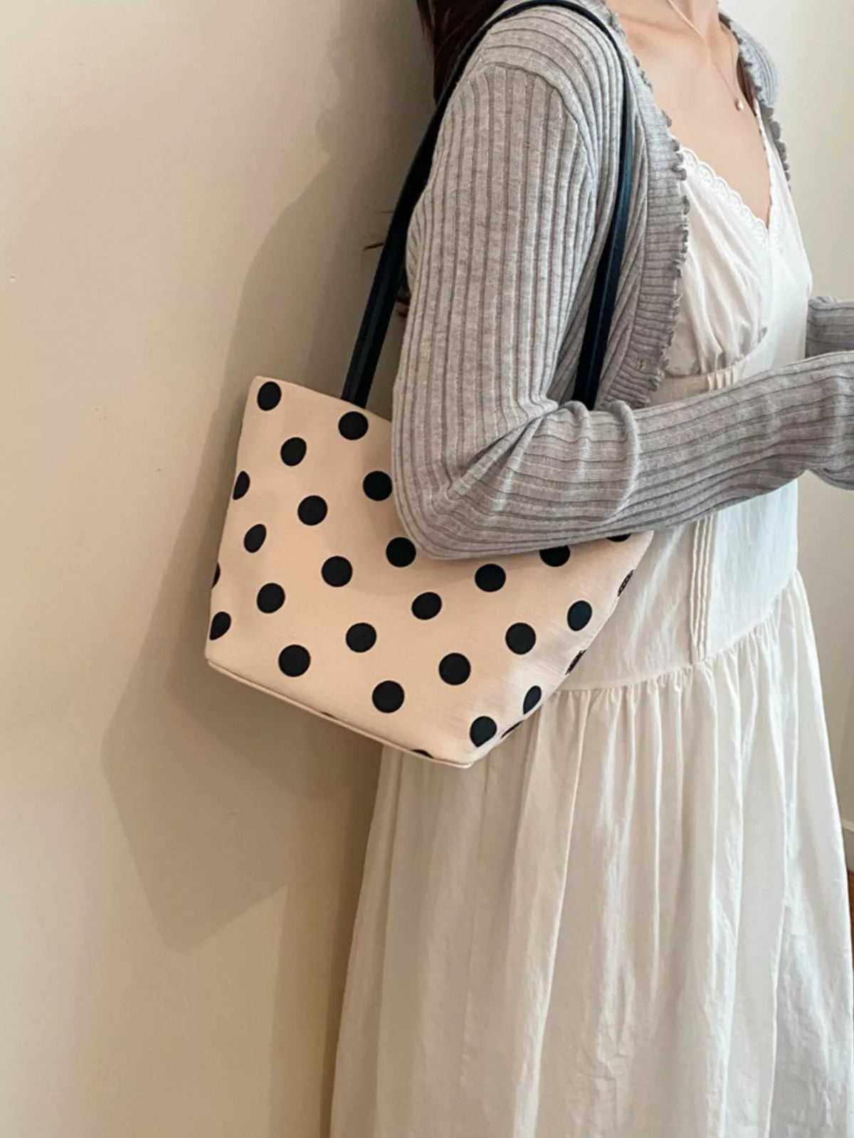 Polka Dot Shoulder Bag