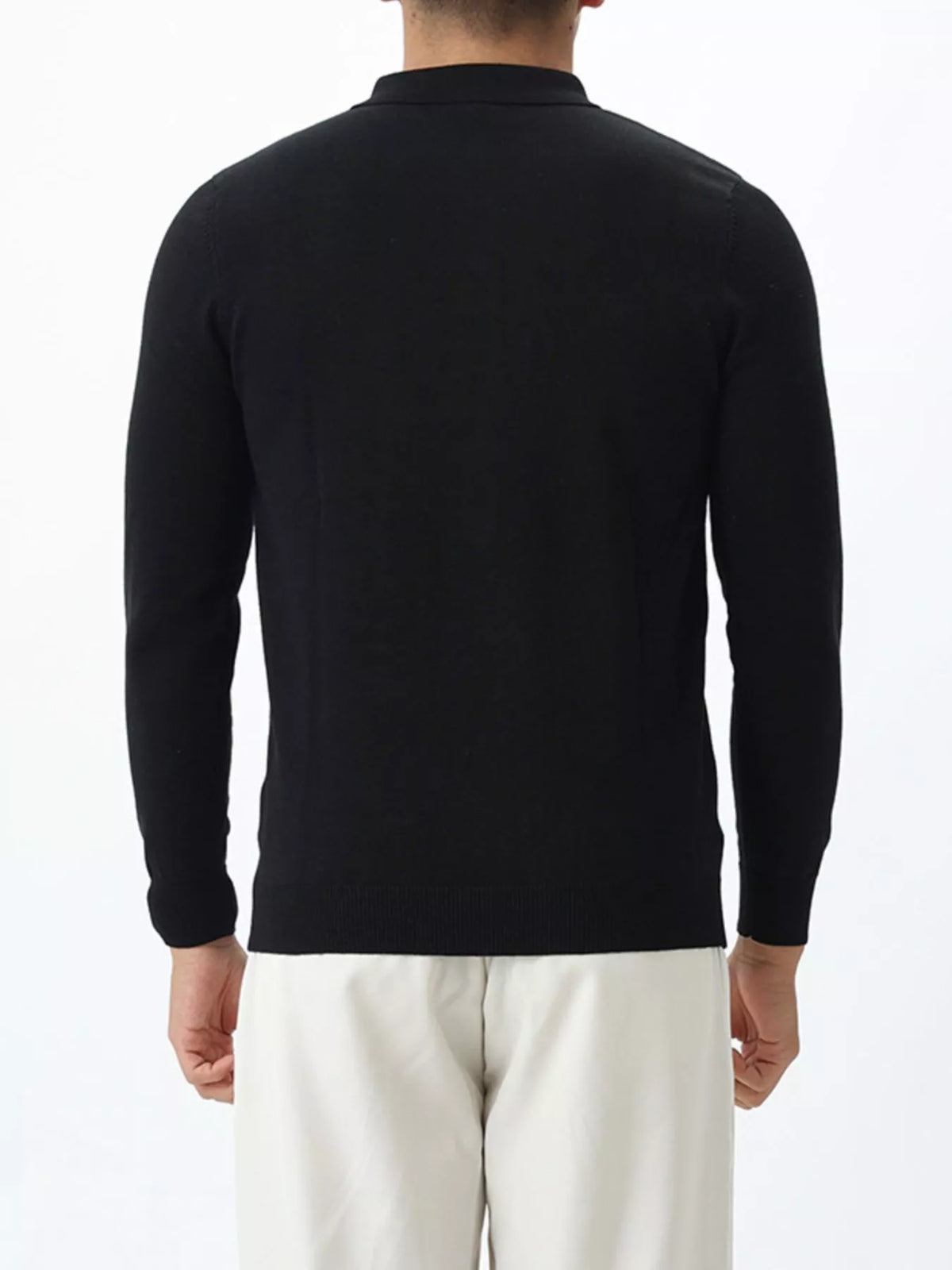 Men's Plus Size Button Detail Striped Knit Top - Lilixa.store