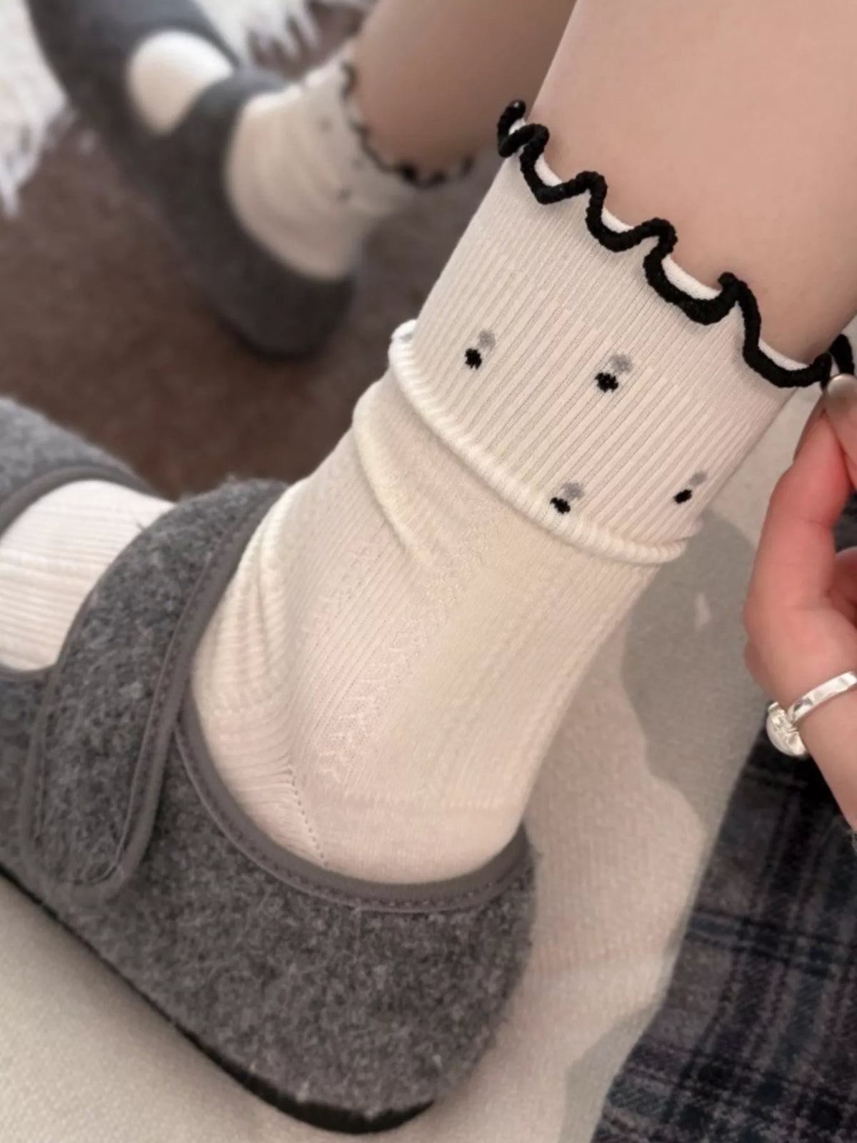 Ribbed Crew Socks - Lilixa.store