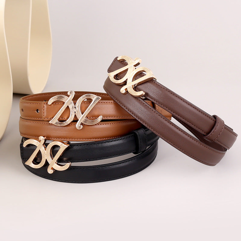 Buckle Leather Belt - Lilixa.store