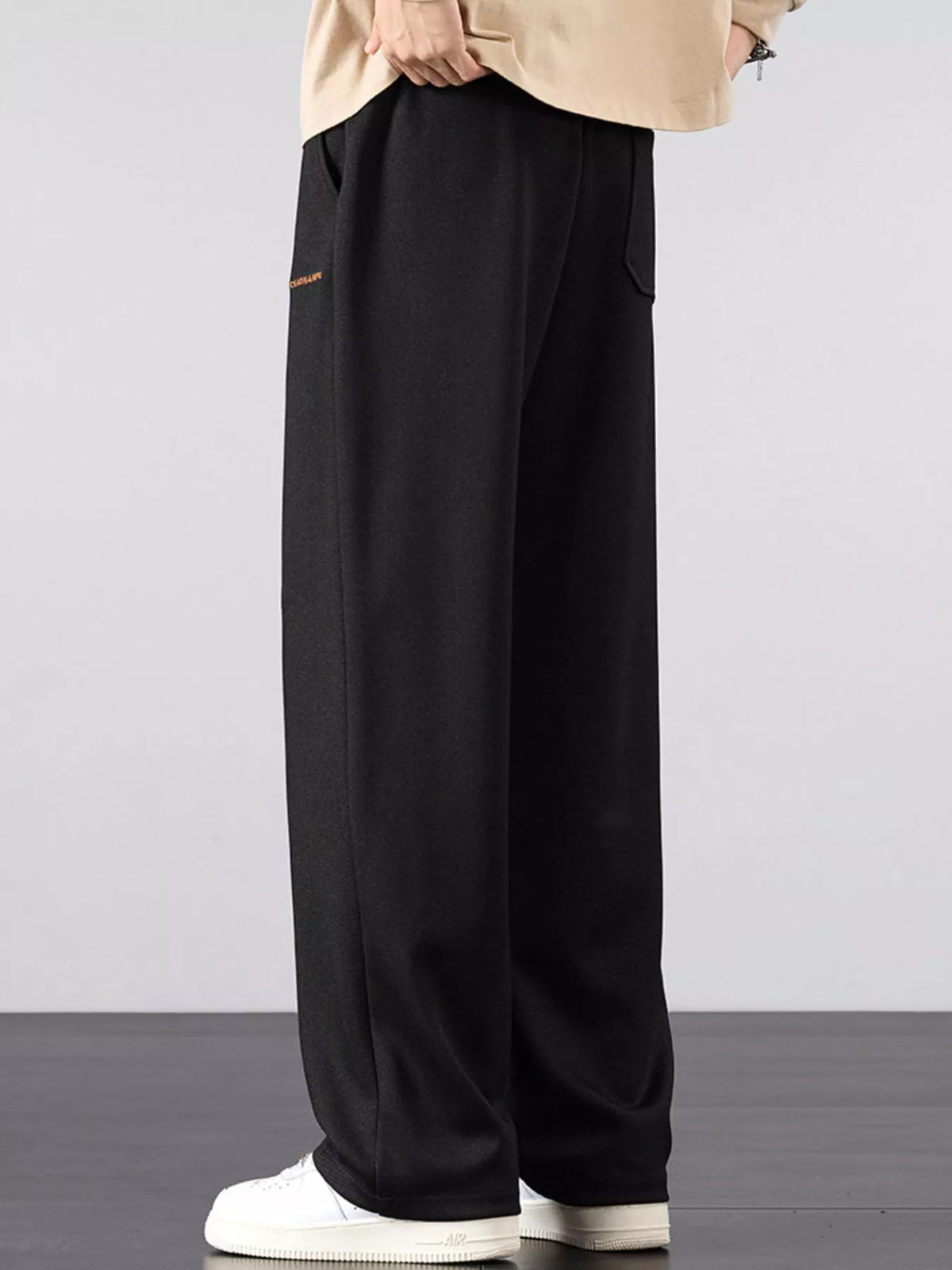Men's Plus Size Casual Loose Fit Drawstring Pants