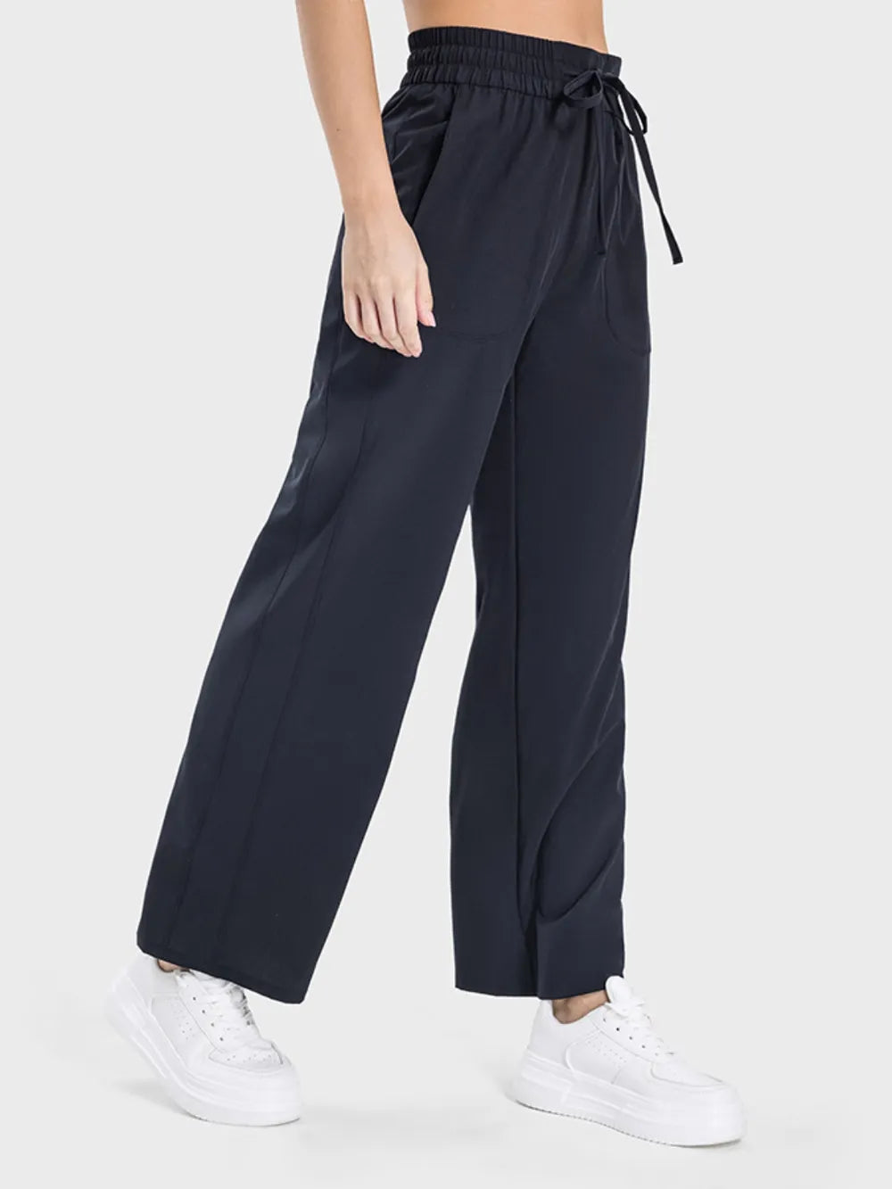 Millennia Drawstring Pocketed Active Pants - Lilixa.store