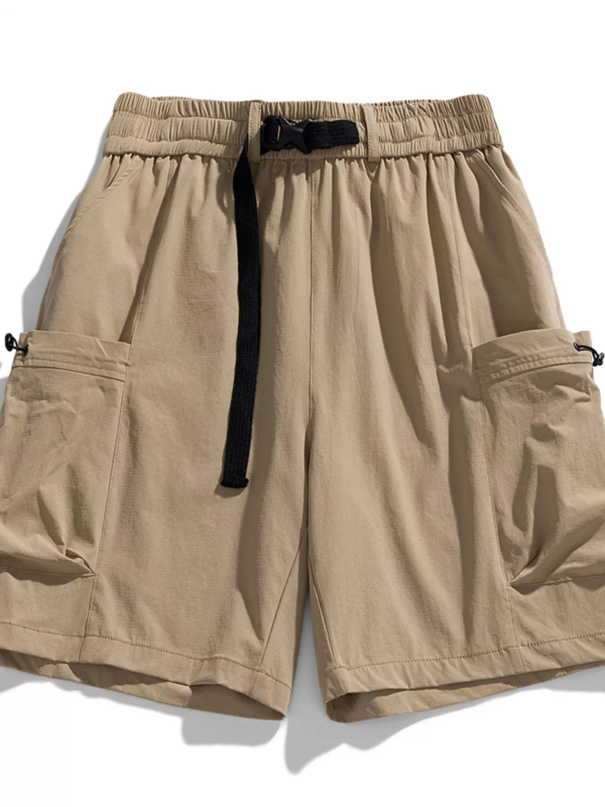 Men's Plus Size Drawstring Cargo Shorts - Lilixa.store
