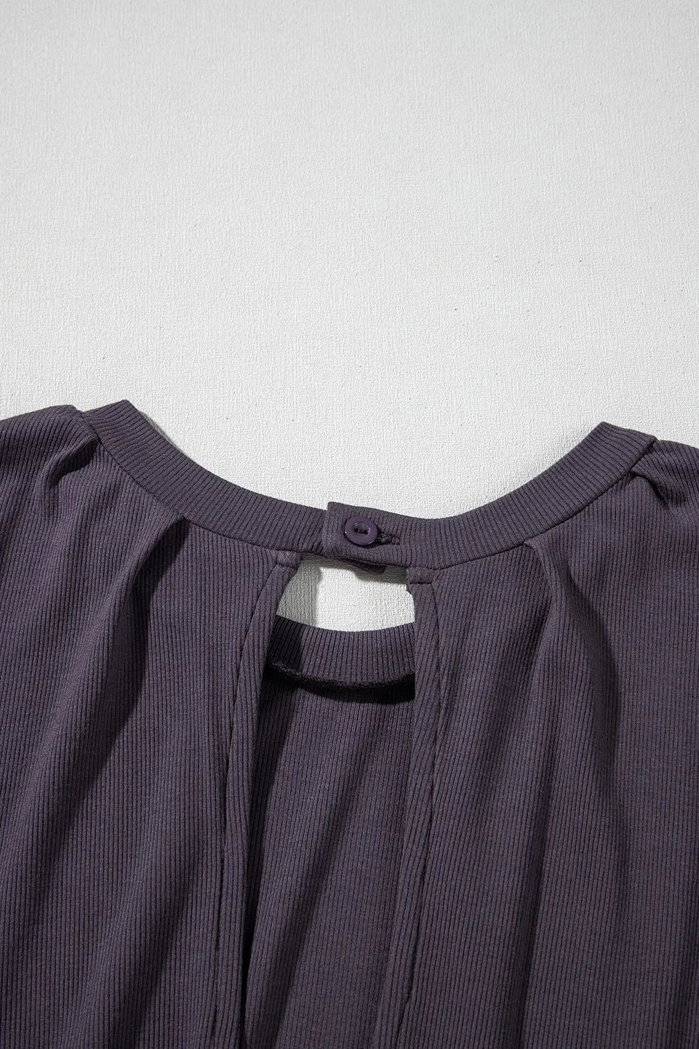 Knit Open Back Cap Sleeve Drawstring Romper - Lilixa.store