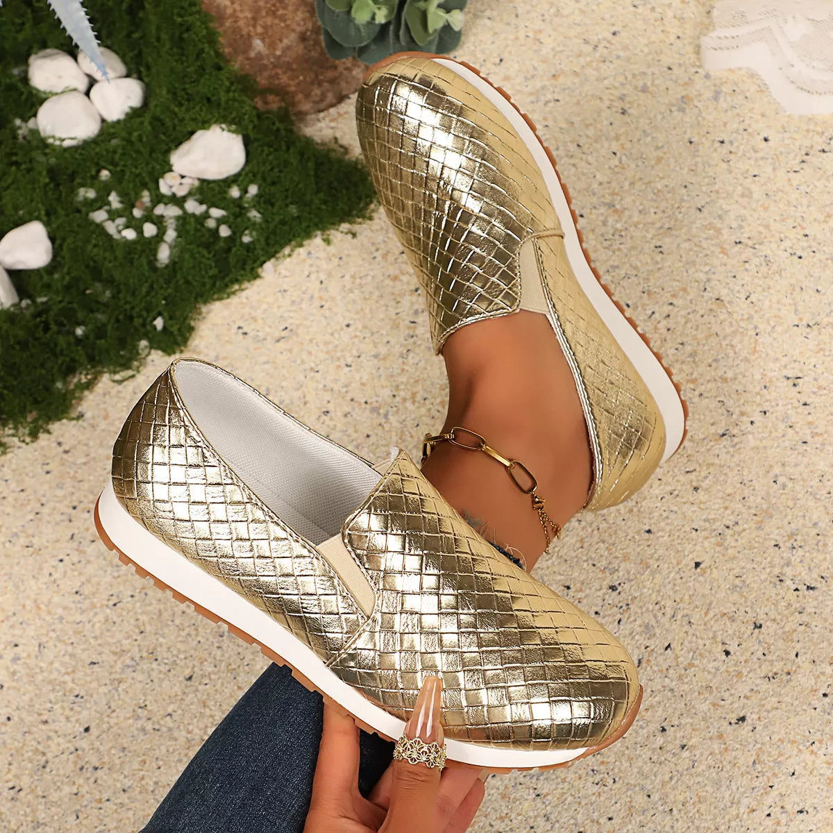 Round Toe Slip-Ons - Lilixa.store