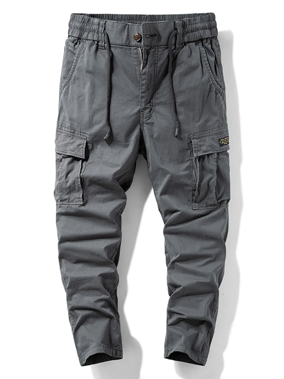 Men's Cargo Pants with Drawstring Waist - Lilixa.store