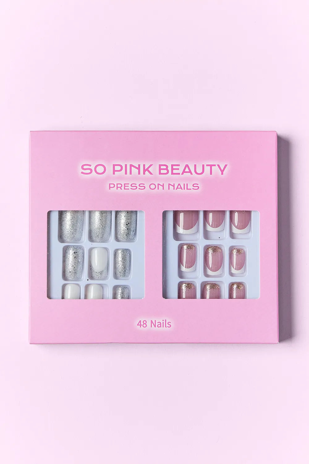 SO PINK BEAUTY Press On Nails 2 Packs - Lilixa.store