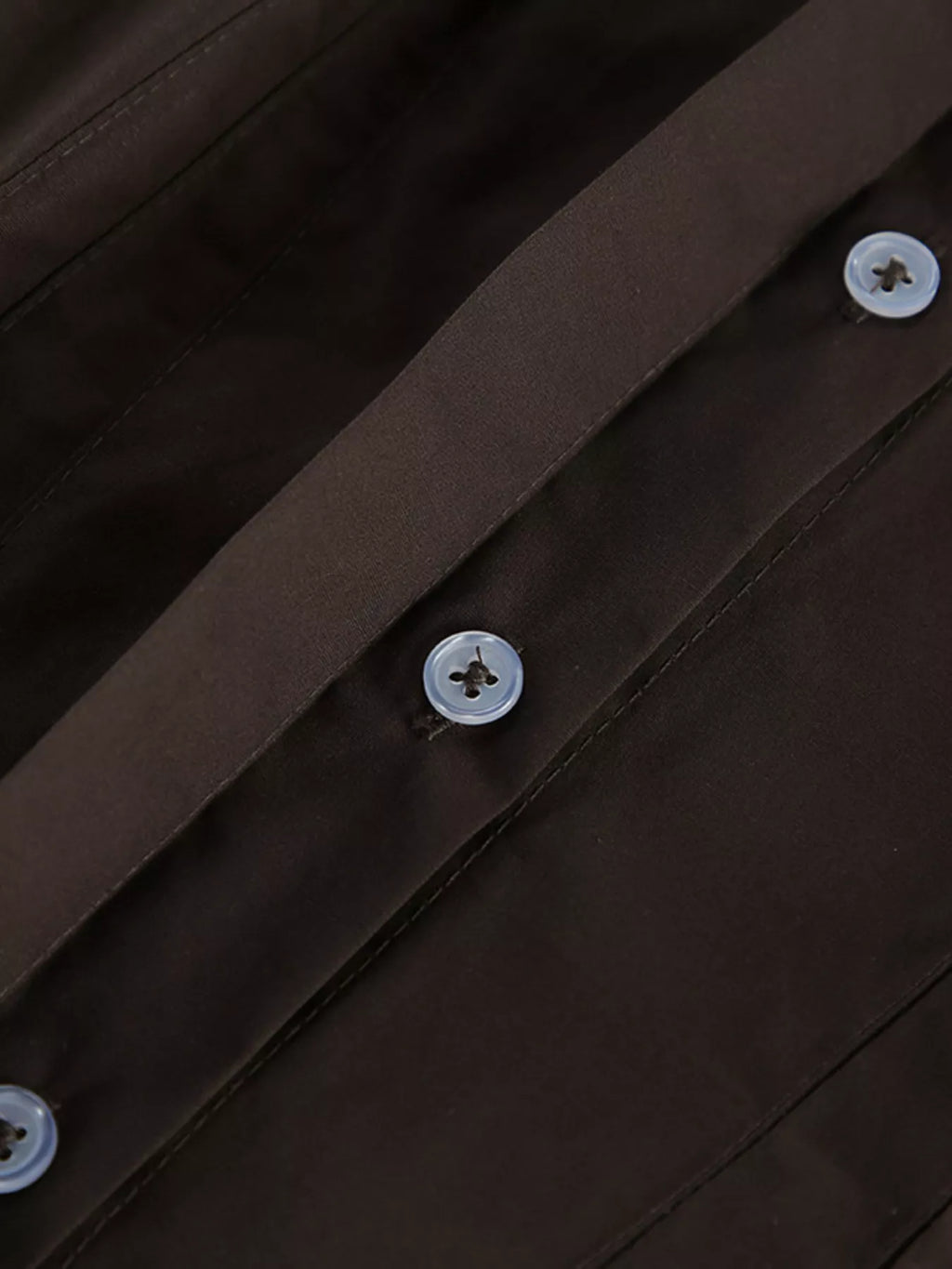 Slim-Fit Ruched Waist Shirt - Lilixa.store