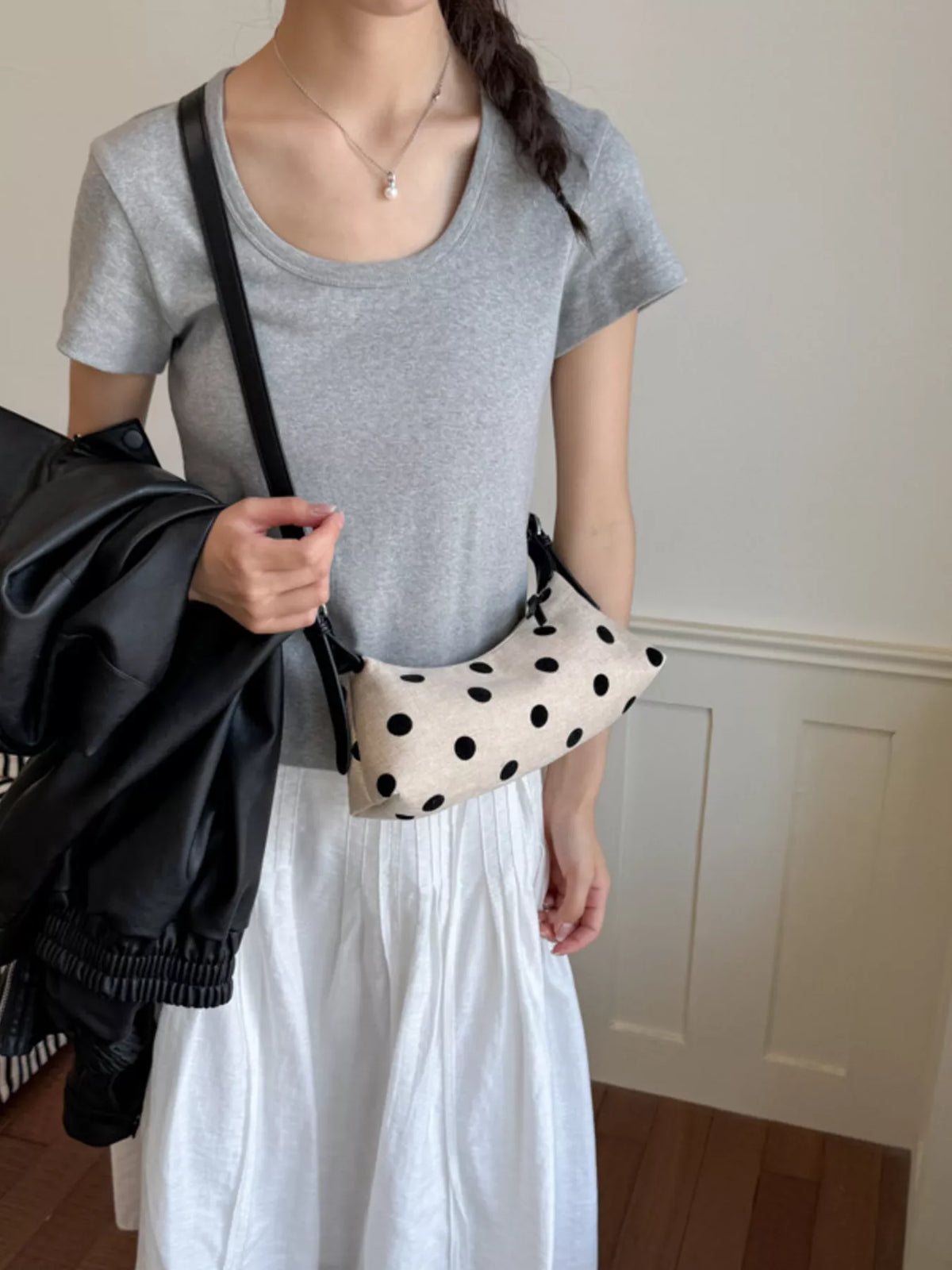 Polka Dot Crossbody Bag