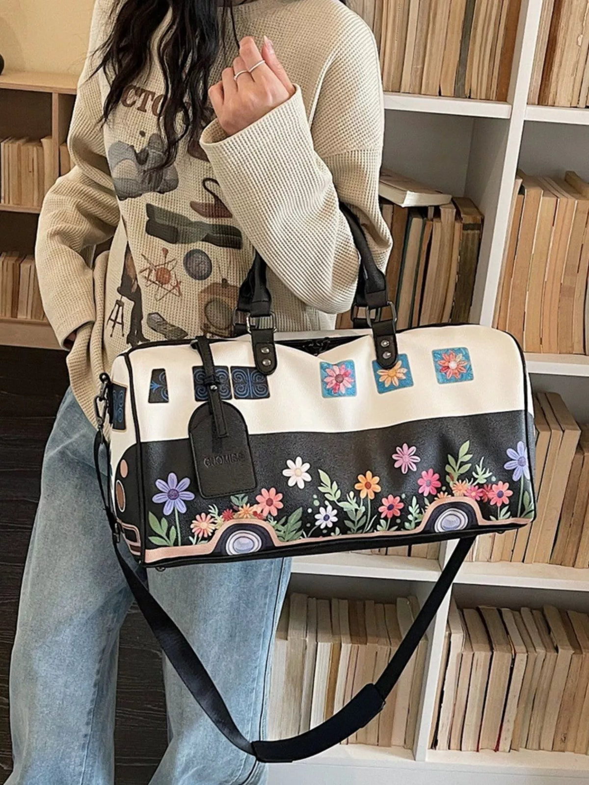 Floral Print Duffel Bag - Lilixa.store