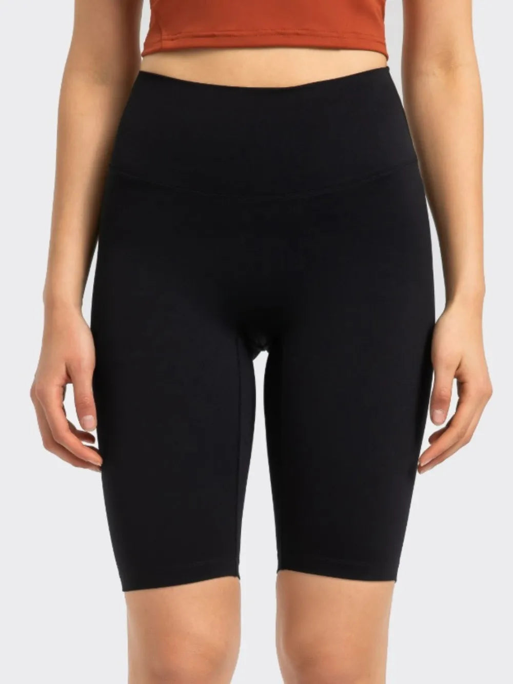Millennia High Rise Wide Waistband Active Shorts - Lilixa.store