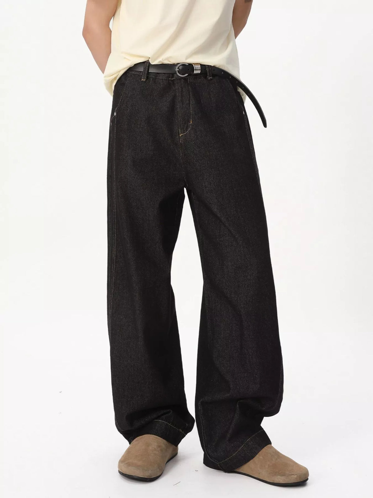 Men's Wide-Leg Jeans - Lilixa.store