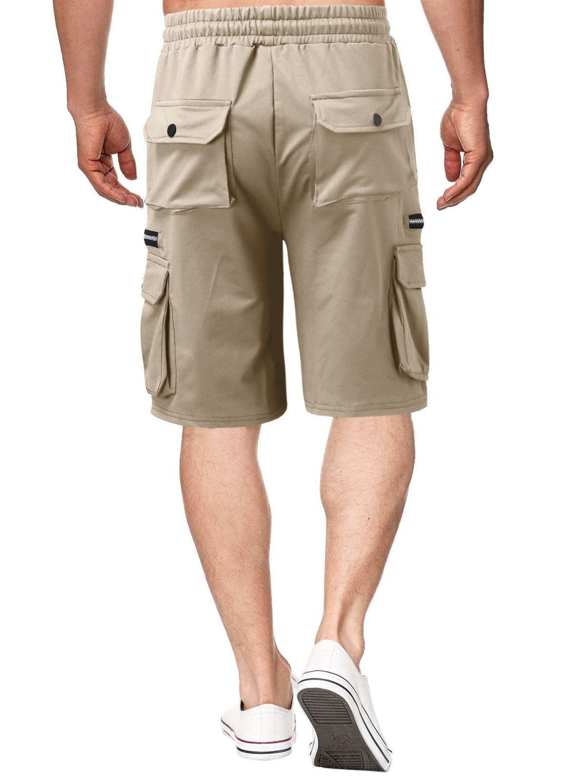 Men's Full Size Drawstring Cargo Shorts Plus Size