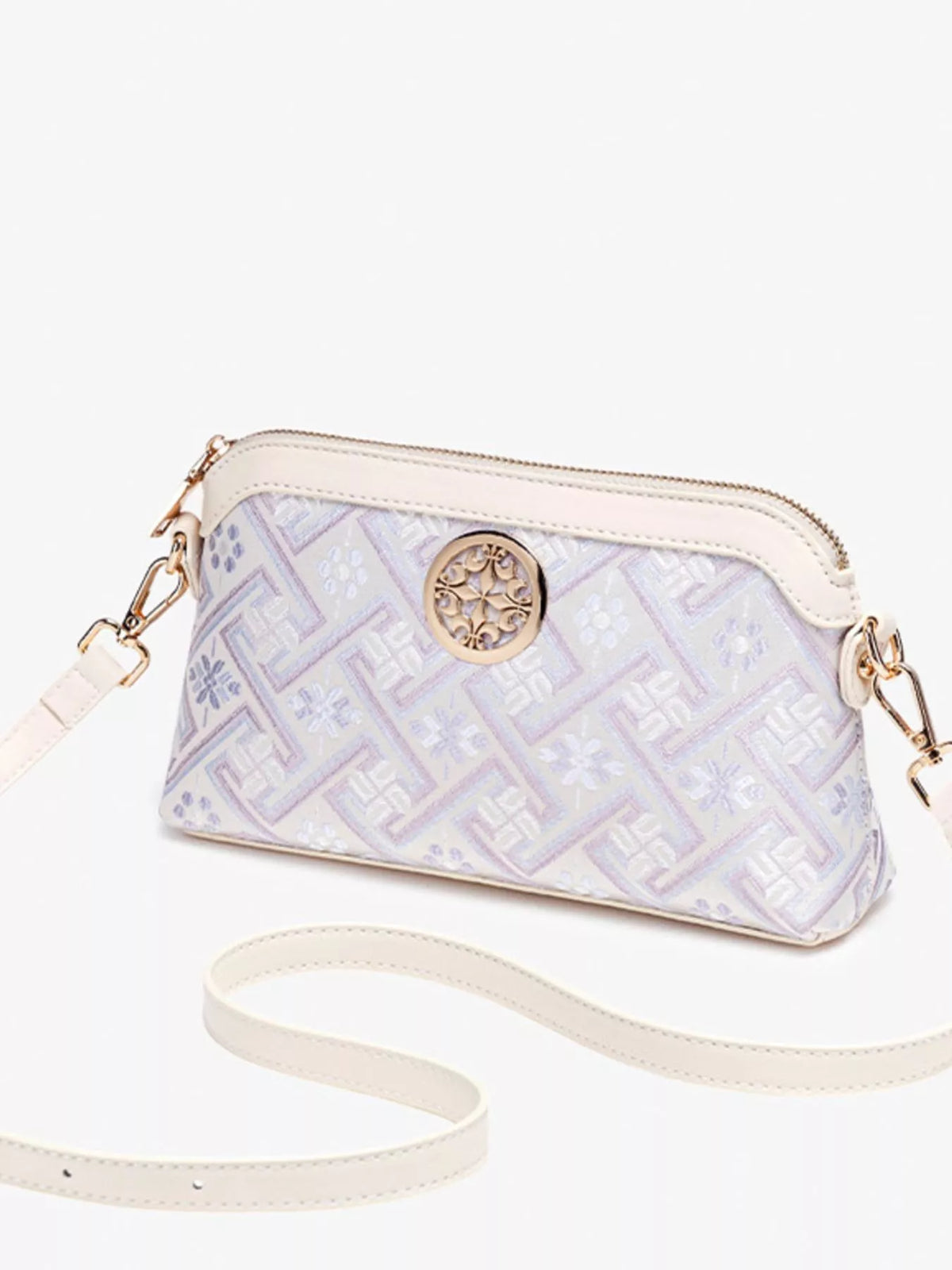 Geometric Pattern Crossbody Bag